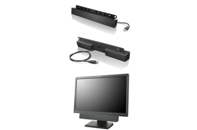 Lenovo USB Soundbar Zwart 2.0 kanalen 2,5 W