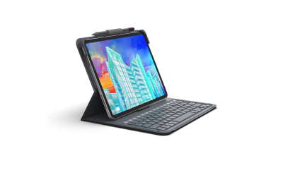 ZAGG Messenger Folio 2 QWERTZ Duits Bluetooth Houtskool