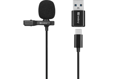 Sandberg Streamer USB Clip Microphone