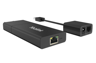 Yealink USB2CAT5E-EXT Netwerkzender & -ontvanger Zwart