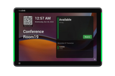 Yealink RoomPanel Plus E2 25,6 cm (10.1") 1280 x 800 Pixels LCD 802.11a, 802.11b, 802.11g, Wi-Fi 4 (802.11n), Wi-Fi 5 (802.11ac) Grijs Bluetooth