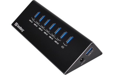 Sandberg USB 3.0 Hub 6+1 ports