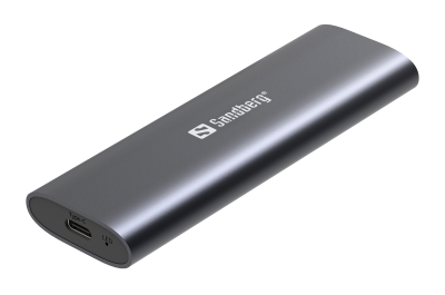 Sandberg 136-39 behuizing voor opslagstations SDD-behuizing Zwart M.2
