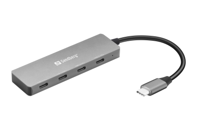 Sandberg 136-41 interface hub USB 3.2 Gen 1 (3.1 Gen 1) Type-C 10000 Mbit/s Grijs