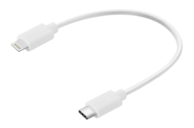 Sandberg 136-71 Lightning-kabel 0,2 m Wit