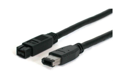 StarTech.com 6 ft 1394b Firewire Cable 9-6 Pin M-M 1,8 m Zwart