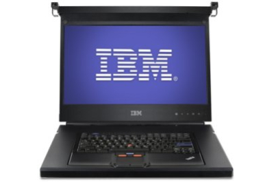 Lenovo 17238BX rack console 47 cm (18.5") 1600 x 1200 Pixels Zwart 1U