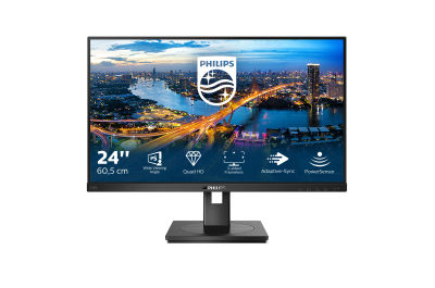Philips B Line 245B1/00 LED display 60,5 cm (23.8") 2560 x 1440 Pixels Quad HD Zwart