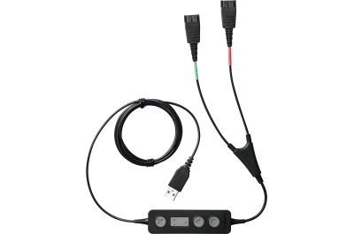 Jabra 265-09 audio kabel USB2.0 2x QD Zwart