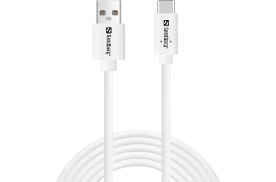 Sandberg 336-14 USB-kabel USB 2.0 2 m USB C USB A Wit