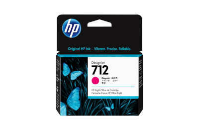 HP 712 29 ml inktcartridge voor DesignJet, magenta