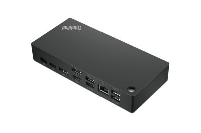 Lenovo 40AY0090IT laptop dock & poortreplicator Bedraad USB 3.2 Gen 1 (3.1 Gen 1) Type-C Zwart