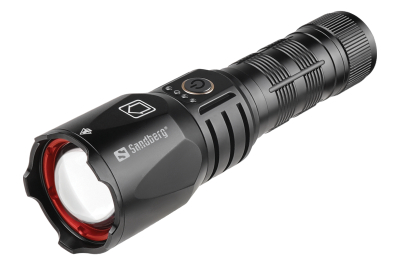 Sandberg 420-89 zaklantaarn Zwart Zaklamp LED