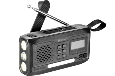 Sandberg 421-17 radio Analoog & digitaal Zwart