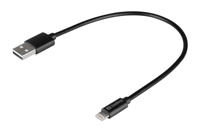 Sandberg USB>Lightning MFI 0.2m Black