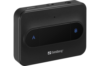 Sandberg 450-13 draadloze audiozender 3,5 mm 10 m Zwart