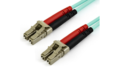 StarTech.com 15m LC/UPC naar LC/UPC OM4 Multimode Glasvezel Netwerkkabel, 50/125µm LOMMF/VCSEL Zipcord Fiber, 100G Netwerken, Low Insertion Loss, LSZH Fiber Patch Kabel
