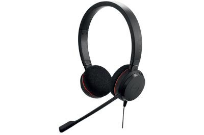 Jabra Evolve 20 Headset Bedraad Hoofdband Kantoor/callcenter USB Type-A Zwart