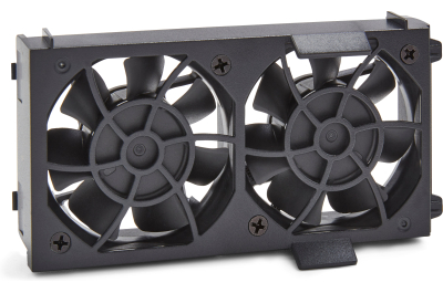 HP Z2 TWR Dual Front Fan Kit Computer behuizing Ventilator Zwart