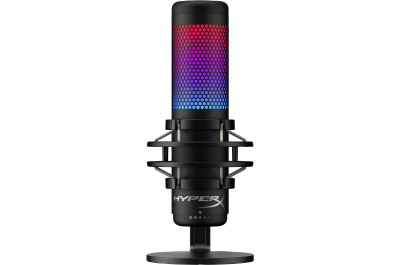 HyperX QuadCast S - USB-microfoon (zwart-grijs) - RGB-verlichting
