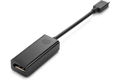 HP USB-C to DP Adapter USB grafische adapter Zwart