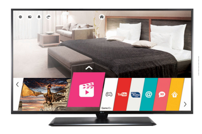 LG 55LX761H hospitality tv 139,7 cm (55") Full HD 330 cd/m² Zwart