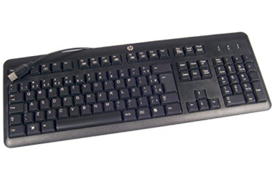 HP 672647-113 toetsenbord Kantoor USB Zwitsers Zwart