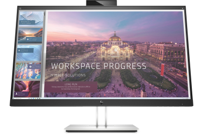 HP E24d G4 computer monitor 60,5 cm (23.8") 1920 x 1080 Pixels Full HD LED Zwart, Zilver