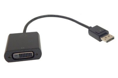 HP 752660-001 video kabel adapter DVI DisplayPort Zwart