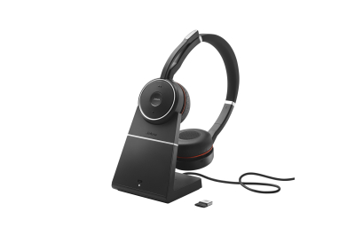 Jabra Evolve 75 SE Headset Bedraad en draadloos Hoofdband Oproepen/muziek Bluetooth Oplaadhouder Zwart
