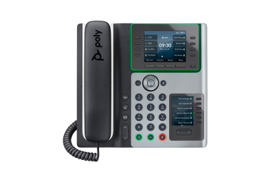 Poly Edge E450 IP-telefoon met PoE-ondersteuning