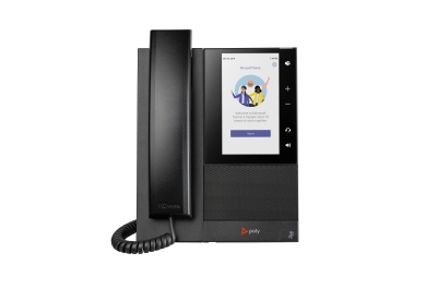 Poly CCX 505 Business Media Phone voor Microsoft Teams met PoE-ondersteuning