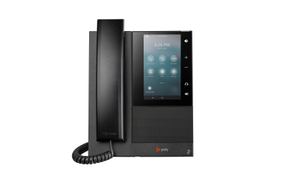 Poly CCX 505 Business Media Phone met ondersteuning voor Open SIP en PoE