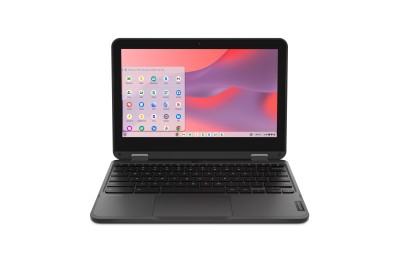 Lenovo 500e Chromebook Gen 4s Intel® N N100 29,5 cm (11.6") Touchscreen HD 8 GB LPDDR5-SDRAM 64 GB eMMC Wi-Fi 6E (802.11ax) ChromeOS Grijs