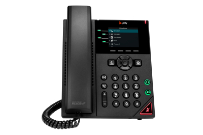 Poly VVX 250 4-lijns IP-telefoon met PoE-ondersteuning