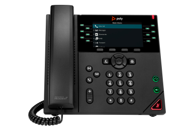 Poly VVX 450 12-lijns IP-telefoon met PoE-ondersteuning