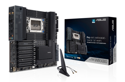 ASUS Pro WS WRX80E-SAGE SE WIFI II AMD WRX80 Socket sWRX8 Verlengd ATX