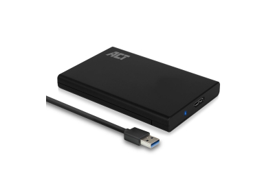 ACT 2,5" SATA harde schijf behuizing, schroefloos, USB 3.2 Gen1