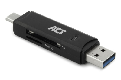 ACT USB-C/USB-A 3.0 card reader