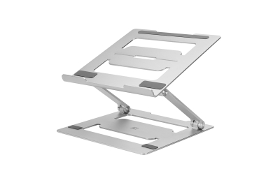 ACT Laptopstandaard aluminium, opvouwbaar, traploos in hoogte verstelbaar