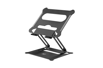 ACT Laptopstandaard, aluminium, inklapbaar, traploos in hoogte verstelbaar