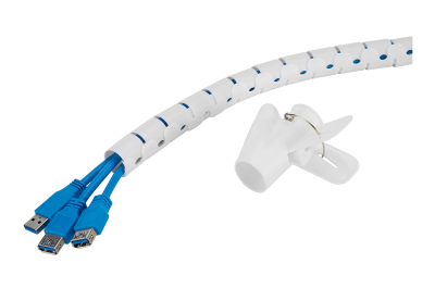 Neomounts ADS06-142WH Kabelspiraal - voor 1-5 kabels - universeel