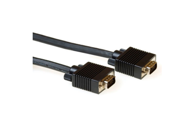 ACT 3 meter High Performance VGA kabel male-male zwart