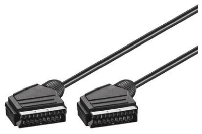 Microconnect AVPP1 SCART-kabel 1,5 m SCART (21-pin) Zwart