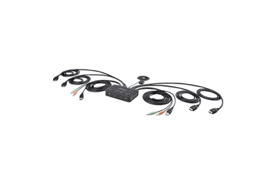 StarTech.com C2-DH46-UA2-CBL-KVM KVM-switch Zwart