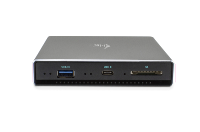 i-tec C31HDD4KDOCKPD laptop dock & poortreplicator Bedraad USB 3.2 Gen 1 (3.1 Gen 1) Type-C Zwart