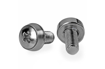 StarTech.com M6 x 12mm schroeven voor serverkast en rack 100 stuks pak