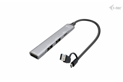 i-tec USB-C/USB-A Metal HUB 1x USB 3.0 + 3x USB 2.0