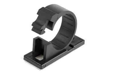StarTech.com 100 Zelfklevende Kabelmanagement Clips, 17mm, Zwart, Netwerk/Ethernet/Bureau/Computer Kabelbeheer, Klevende Kabelhouders, Zelfklevende Klem, Nylon, UL/94V-2 Brandklasse