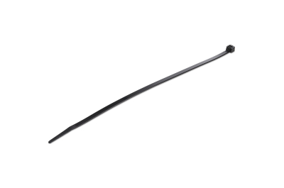 StarTech.com 25 cm Zwarte Kabelbinders 4 mm Breed, 68 mm Bundeldiameter, 22 kg Treksterkte Zelfsluitende Snelbinders uit Nylon met Gebogen Punt, 94V-2/UL Listed, 1000 stuks